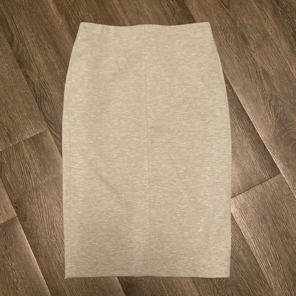 Joe fresh high wasted fitted midi skirt